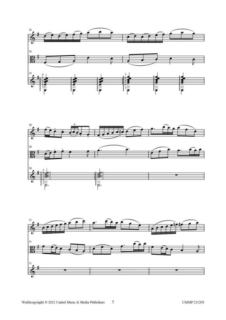 Allegretto Spiritoso for Guitar, Flute, and Viola
